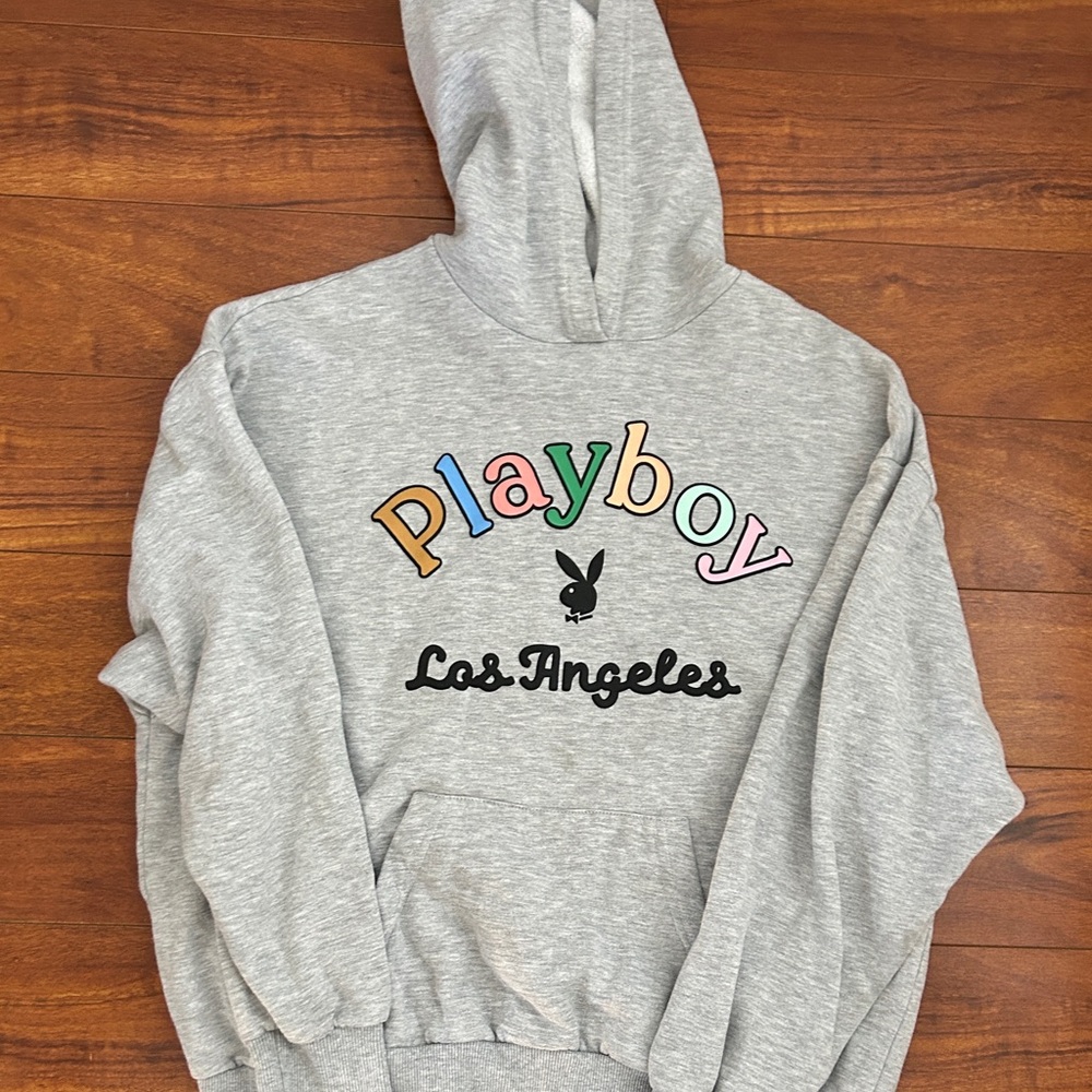 Playboy by PacSun Gray Hoodie